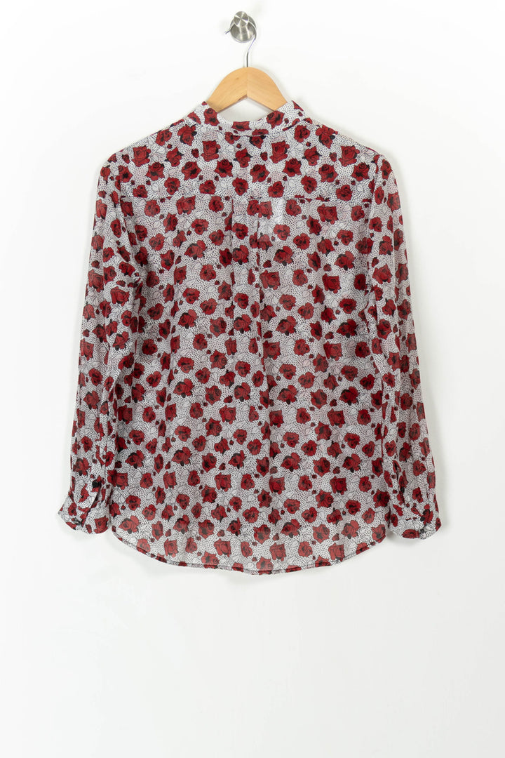 Chemise Rouge et Blanche - Taille M/38 de la marque The Kooples | PARAD106960 - Vendu par Paradigme - Image 4