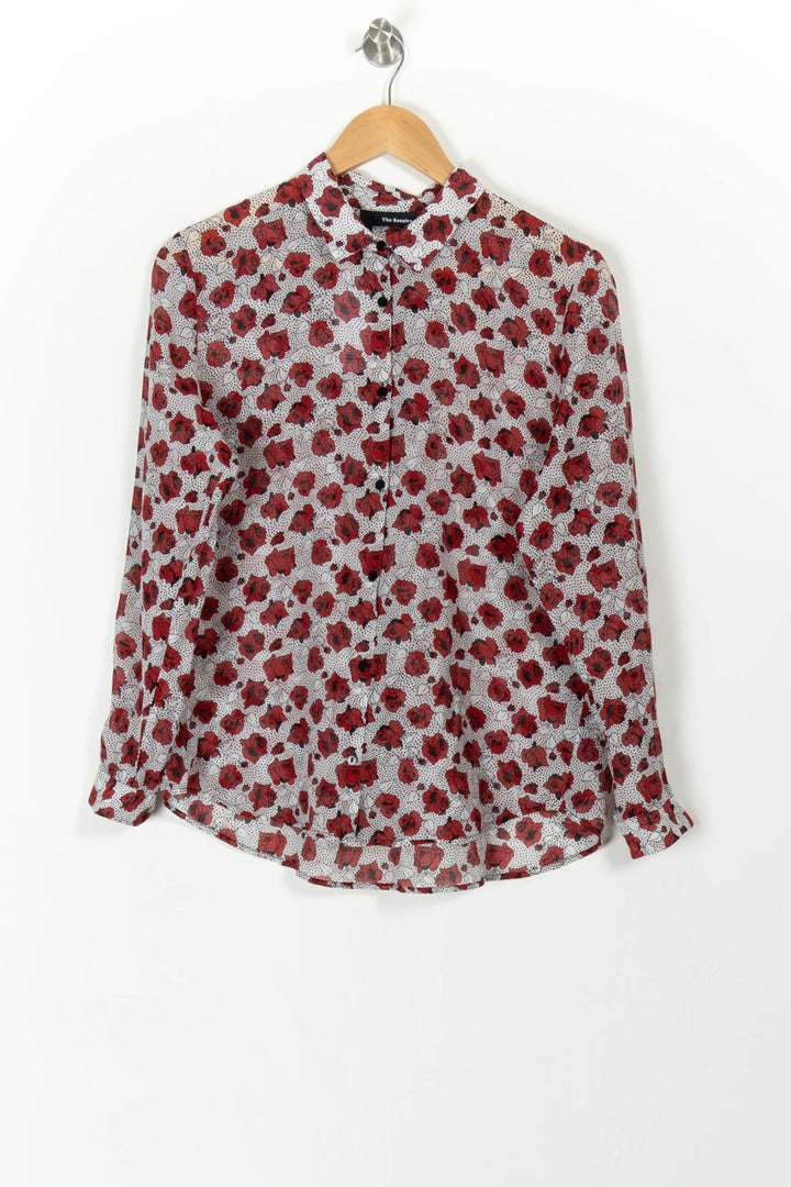Chemise Rouge et Blanche - Taille M/38 de la marque The Kooples | PARAD106960 - Vendu par Paradigme - Image 2