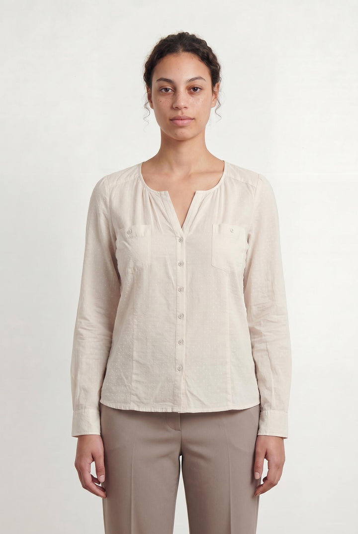 Blouse Beige - Taille L/40 de la marque Comptoir des Cotonniers | PARAD106963 - Vendu par Paradigme - Image 1