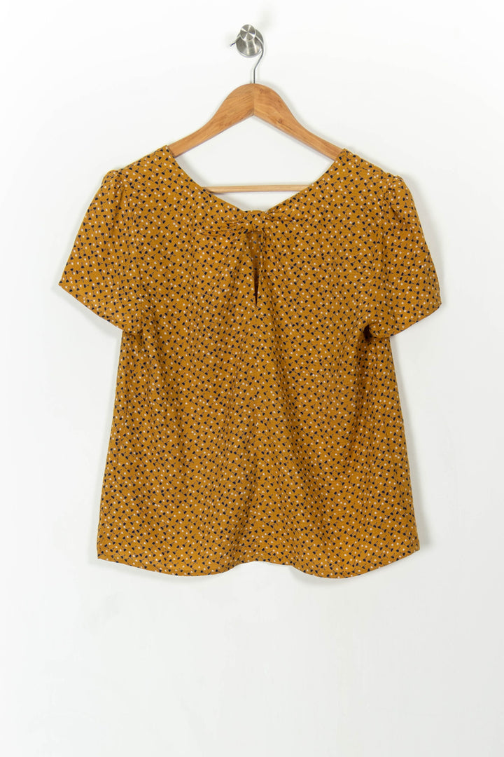 Blouse Jaune et Noire - Taille M/38 de la marque Comptoir des Cotonniers | PARAD106964 - Vendu par Paradigme - Image 4