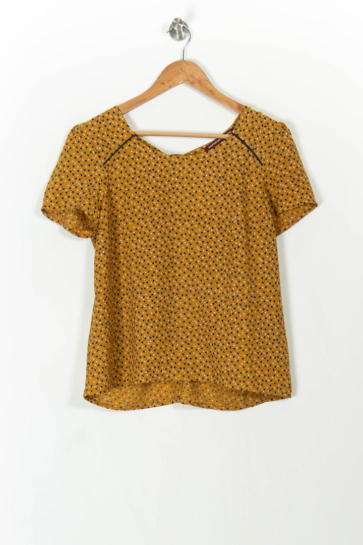Blouse Jaune et Noire - Taille M/38 de la marque Comptoir des Cotonniers | PARAD106964 - Vendu par Paradigme - Image 2