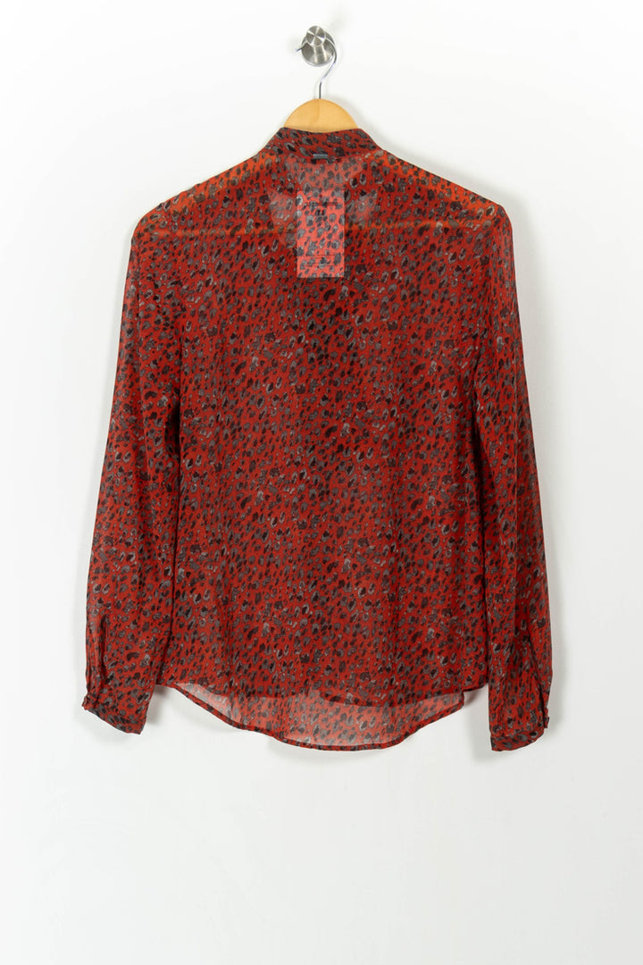 Blouse Rouge et Noire - Taille M/38 de la marque IKKS | PARAD106965 - Vendu par Paradigme - Image 4