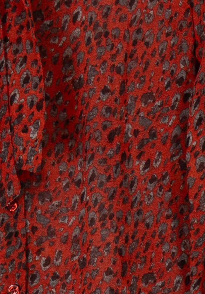 Blouse Rouge et Noire - Taille M/38 de la marque IKKS | PARAD106965 - Vendu par Paradigme - Image 3