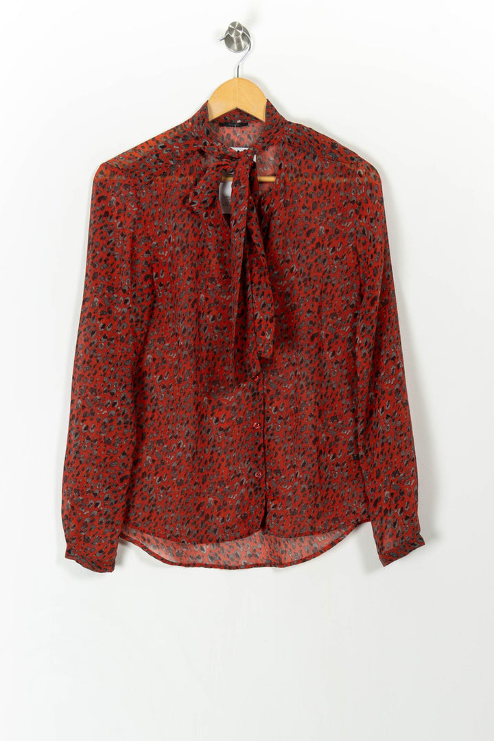Blouse Rouge et Noire - Taille M/38 de la marque IKKS | PARAD106965 - Vendu par Paradigme - Image 2