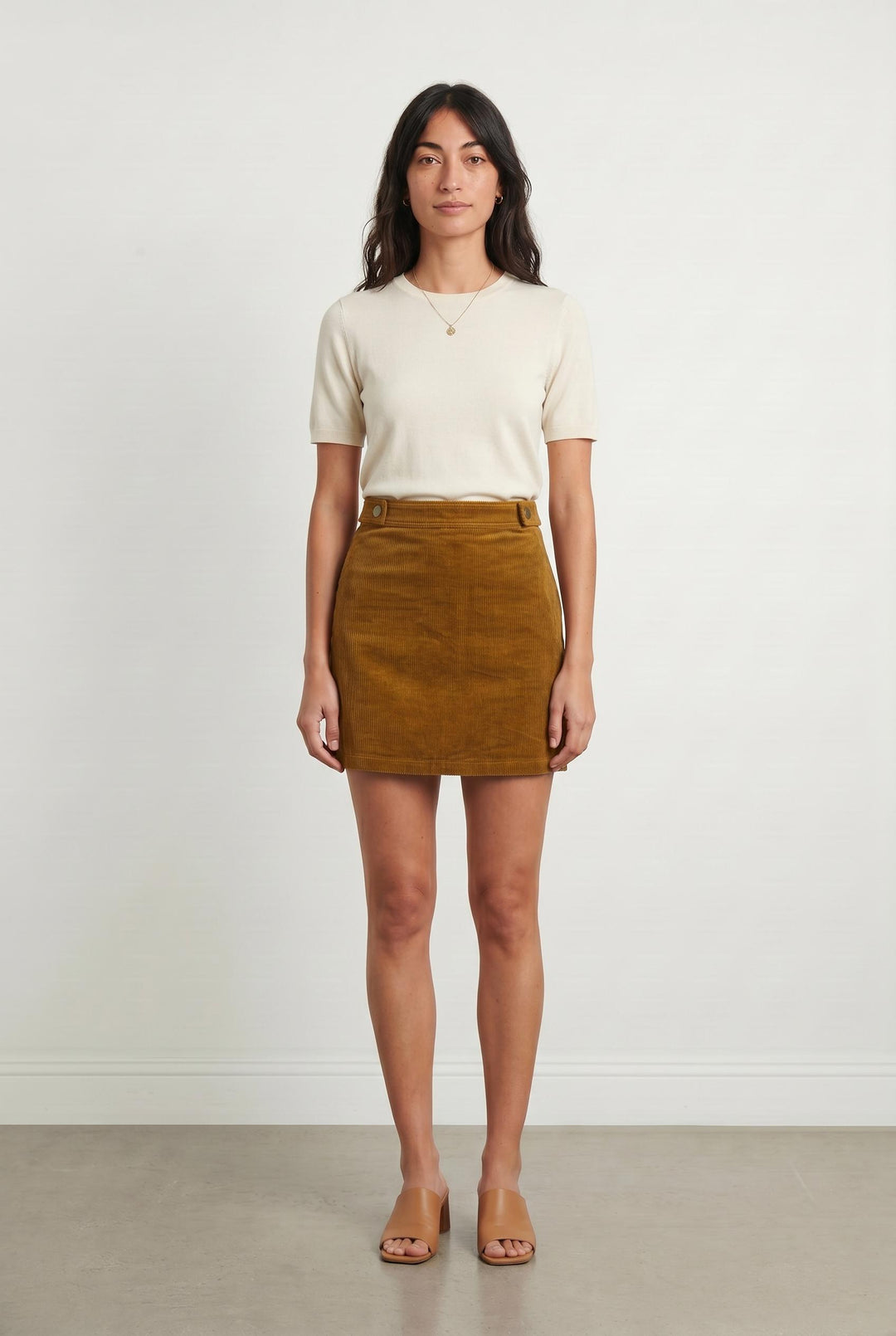 Jupe Courte Jaune - Taille S/36 de la marque Des petits hauts | PARAD106968 - Vendu par Paradigme - Image 1