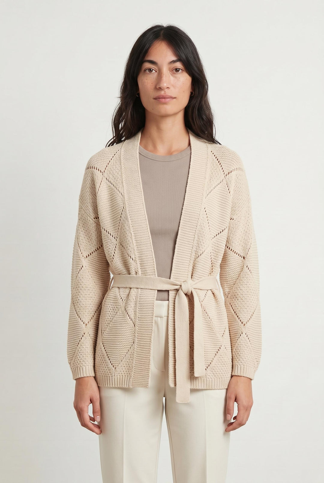 Cardigan Beige - Taille M/38 de la marque Maison 123 | PARAD106970 - Vendu par Paradigme - Image 1
