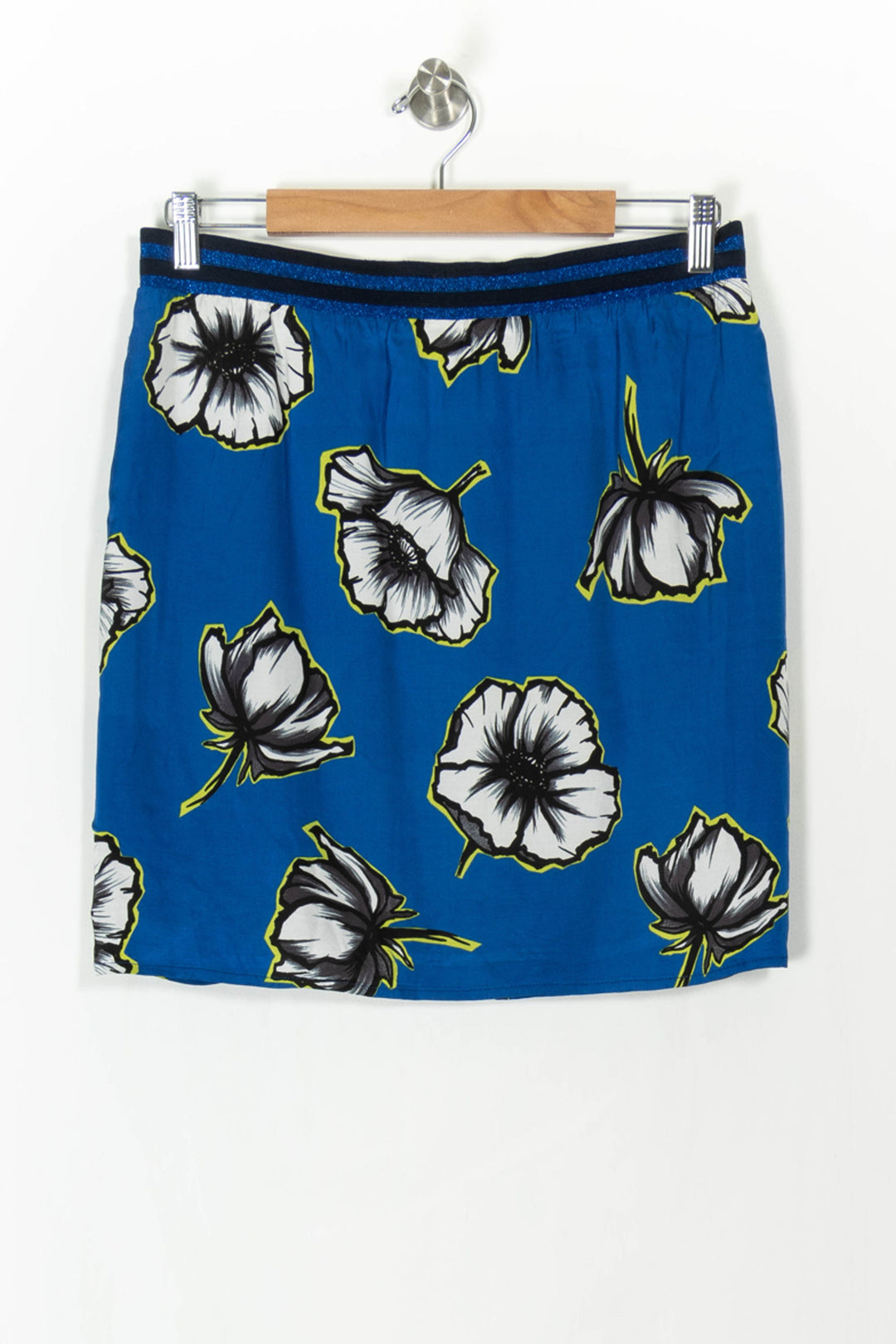 Jupe Courte Bleue et Blanche - Taille L/40 de la marque One Step | PARAD106974 - Vendu par Paradigme - Image 4