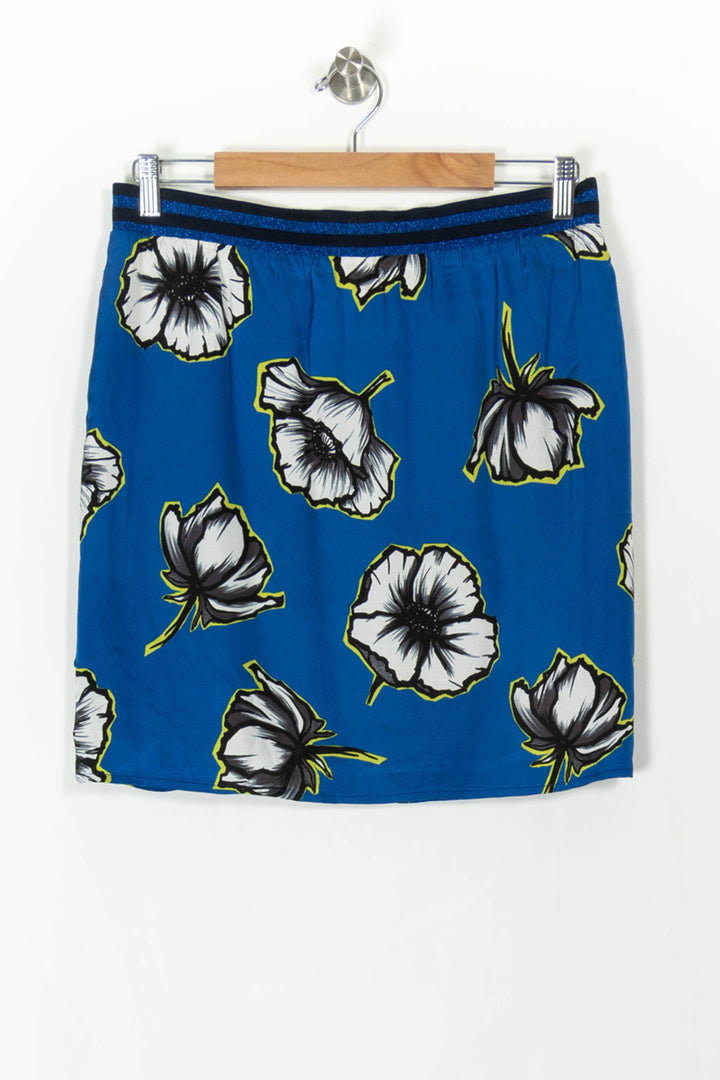 Jupe Courte Bleue et Blanche - Taille L/40 de la marque One Step | PARAD106974 - Vendu par Paradigme - Image 4