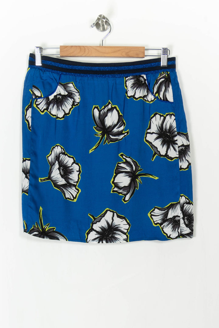 Jupe Courte Bleue et Blanche - Taille L/40 de la marque One Step | PARAD106974 - Vendu par Paradigme - Image 2