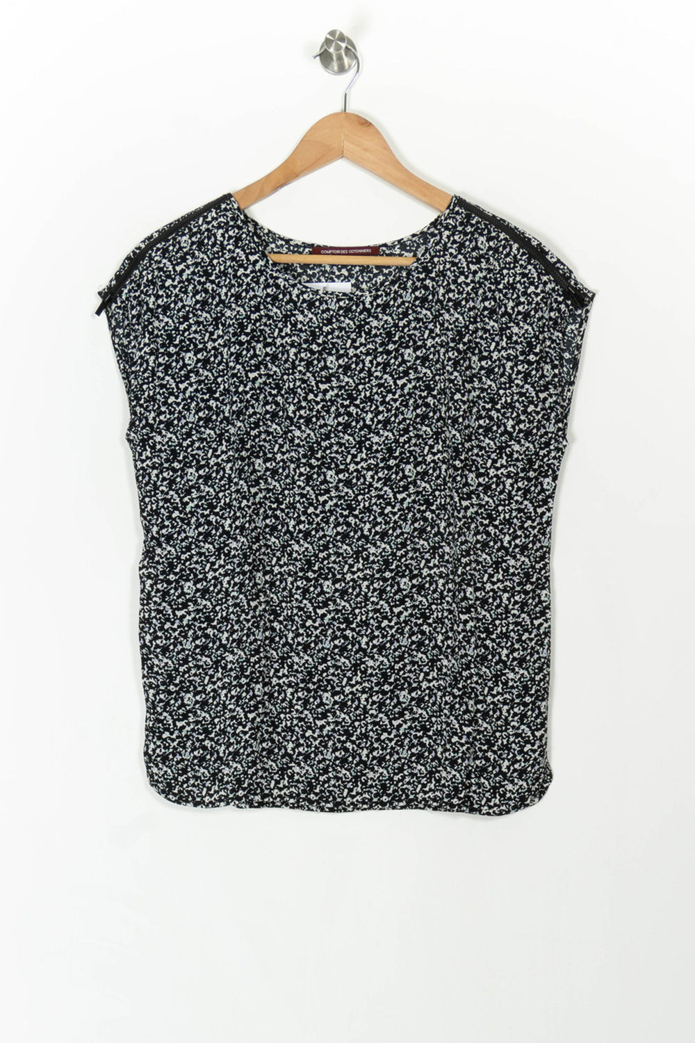 Blouse Noire et Blanche - Taille S/36 de la marque Comptoir des Cotonniers | PARAD106978 - Vendu par Paradigme - Image 2
