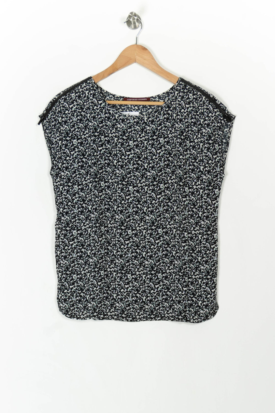 Blouse Noire et Blanche - Taille S/36 de la marque Comptoir des Cotonniers | PARAD106978 - Vendu par Paradigme - Image 2