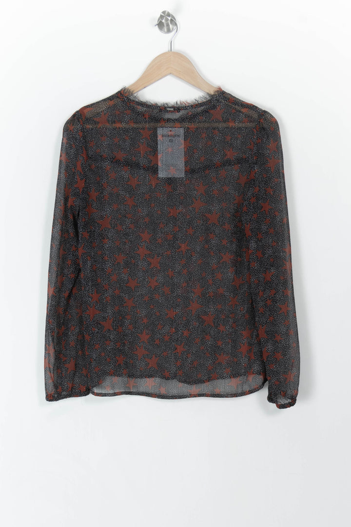 Blouse Noire et Rouge - Taille M/38 de la marque IKKS | PARAD106981 - Vendu par Paradigme - Image 4
