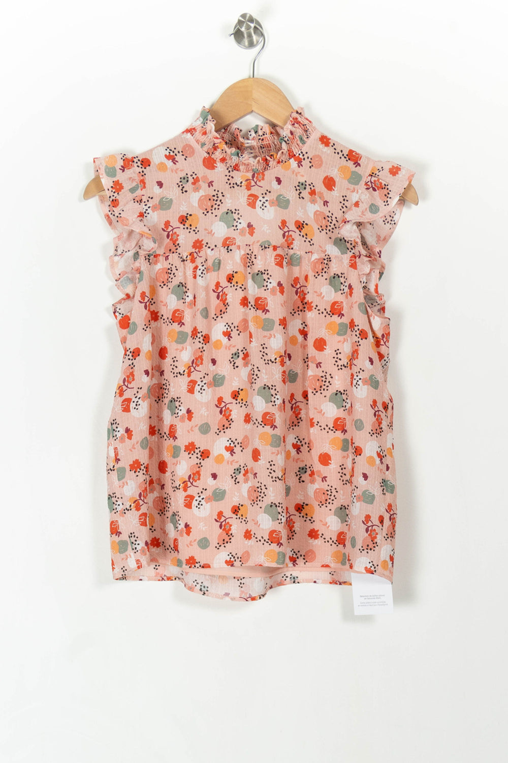 Blouse Rose à Motifs - Taille S/36 de la marque I.Code | PARAD106982 - Vendu par Paradigme - Image 2
