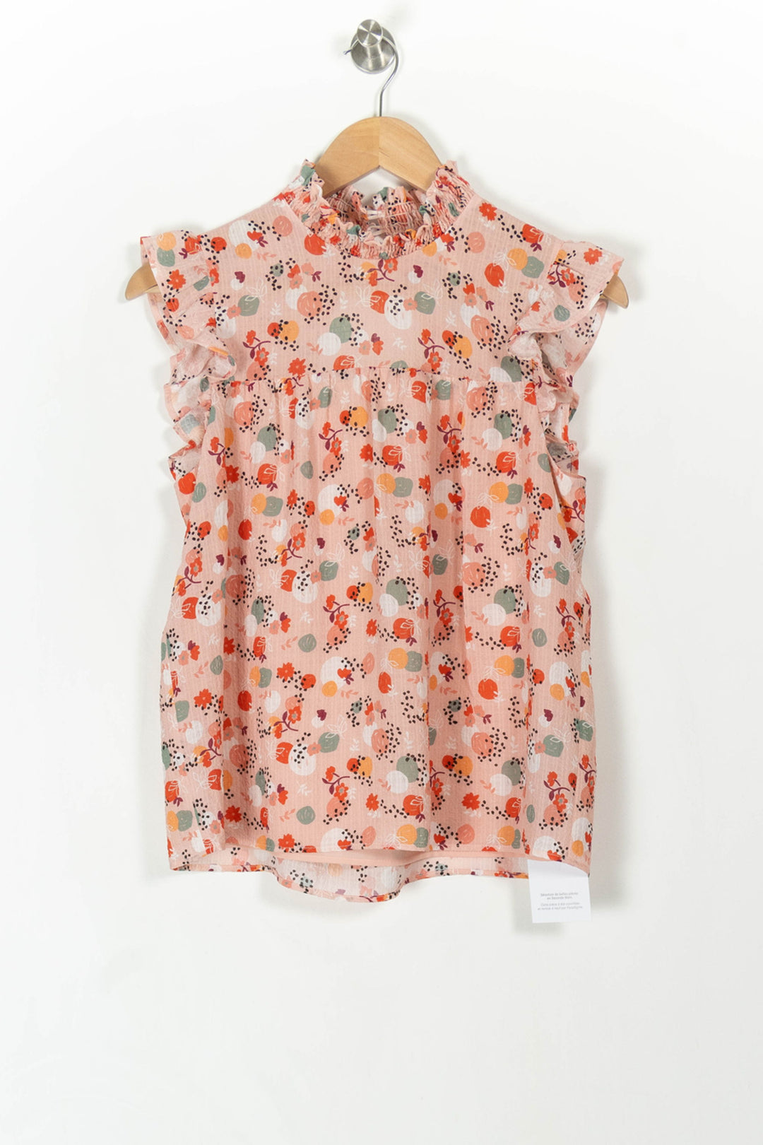 Blouse Rose à Motifs - Taille S/36 de la marque I.Code | PARAD106982 - Vendu par Paradigme - Image 2