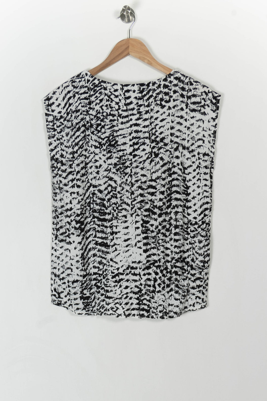 Blouse Noire et Blanche - Taille S/36 de la marque Maison 123 | PARAD106987 - Vendu par Paradigme - Image 4