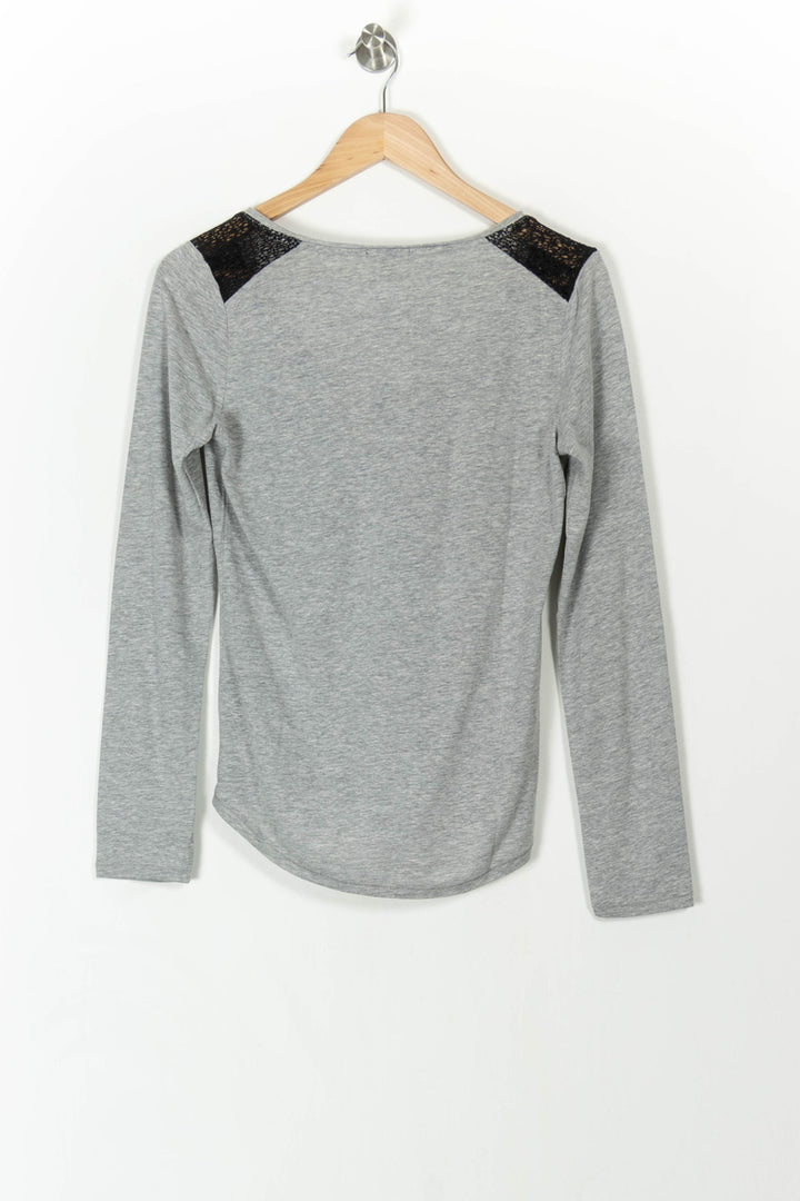 Tee-shirt gris et noir - Taille M/38 de la marque IKKS | PARAD106988 - Vendu par Paradigme - Image 4