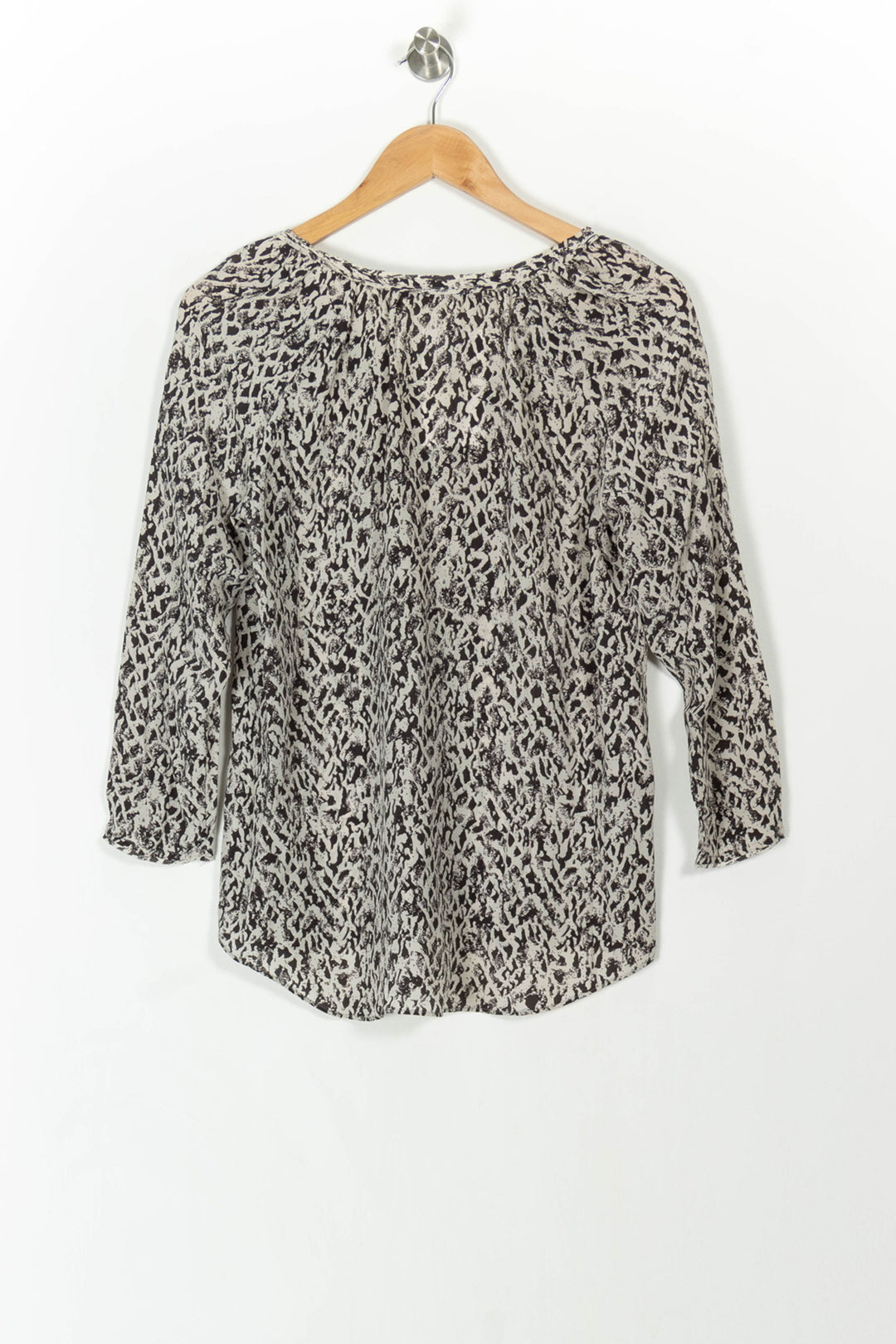 Blouse Grise et Noire - Taille S/36 de la marque Comptoir des Cotonniers | PARAD106991 - Vendu par Paradigme - Image 4