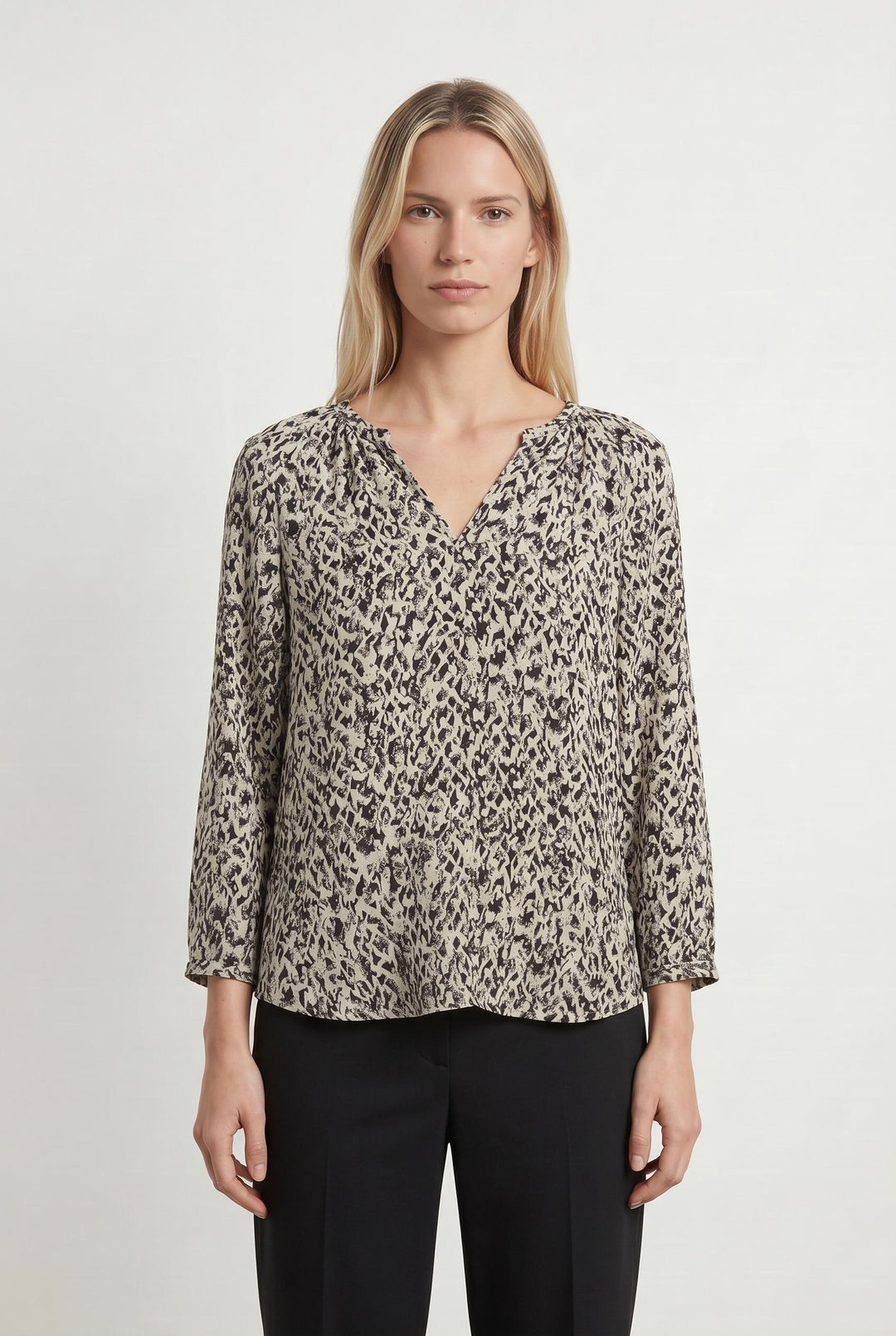 Blouse Grise et Noire - Taille S/36 de la marque Comptoir des Cotonniers | PARAD106991 - Vendu par Paradigme - Image 1