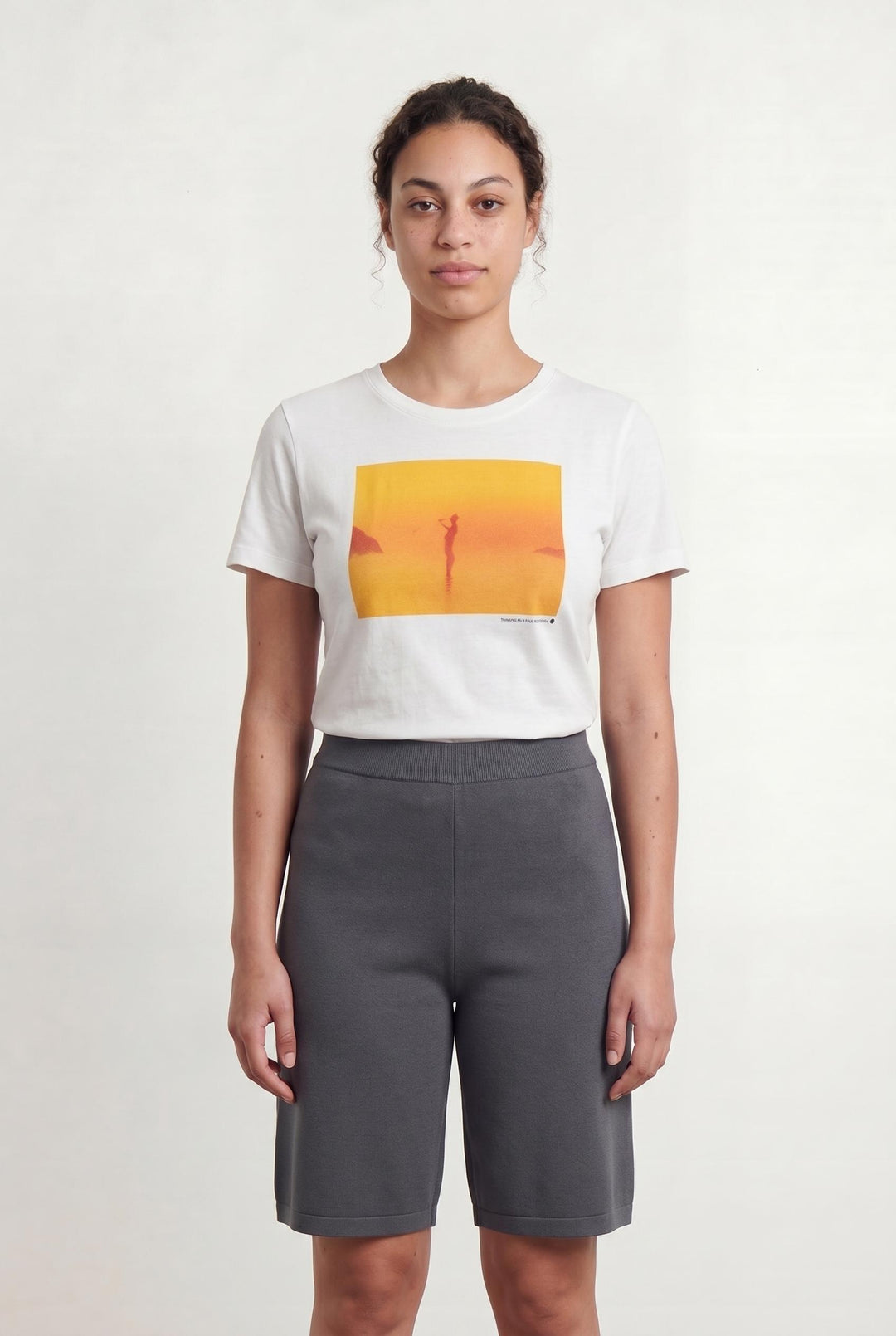 Tee-shirt Blanc - Taille L/40 de la marque Thinking Mu | PARAD106992 - Vendu par Paradigme - Image 1