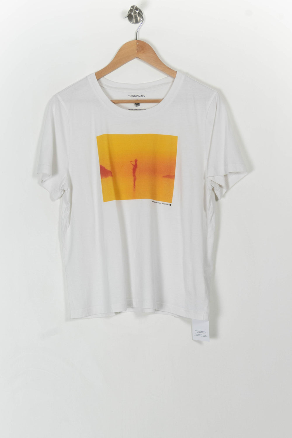 Tee-shirt Blanc - Taille L/40 de la marque Thinking Mu | PARAD106992 - Vendu par Paradigme - Image 2