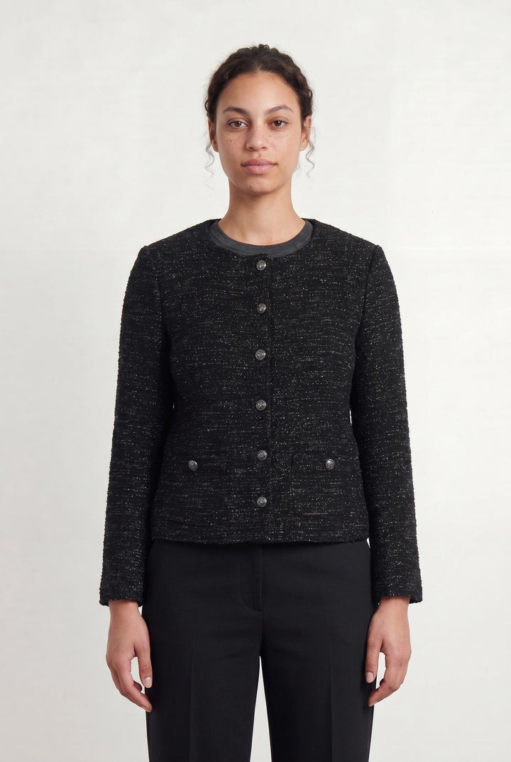 Veste Noire - Taille L/40 de la marque Caroll | PARAD106995 - Vendu par Paradigme - Image 1