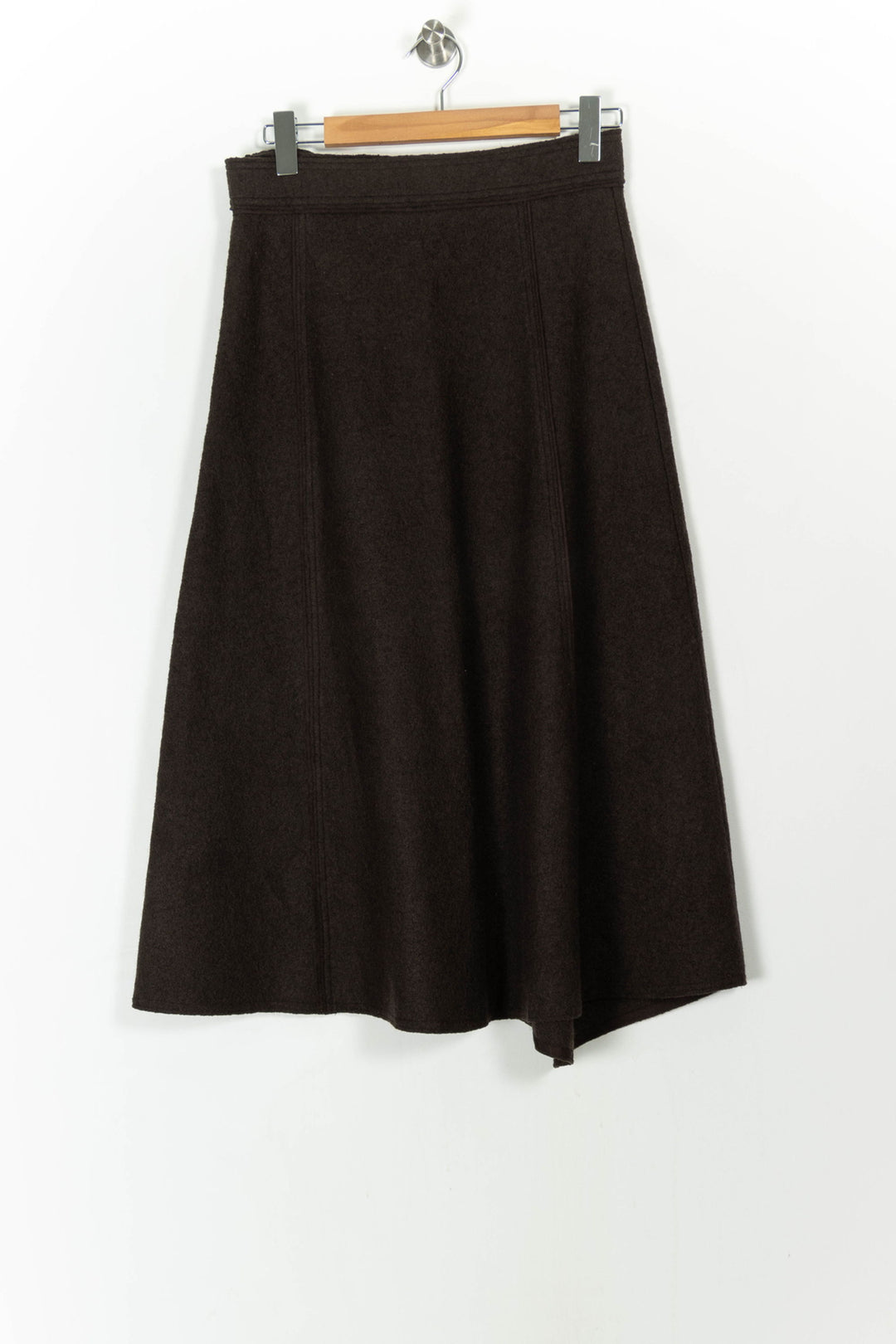 Jupe Midi Marron - Taille L/40 de la marque Bérénice | PARAD106997 - Vendu par Paradigme - Image 4