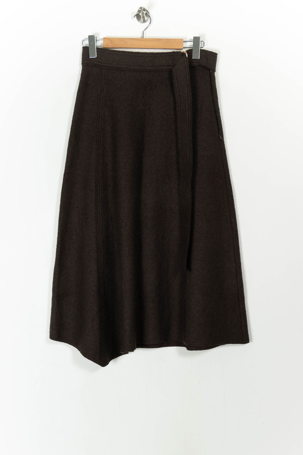 Jupe Midi Marron - Taille L/40 de la marque Bérénice | PARAD106997 - Vendu par Paradigme - Image 2