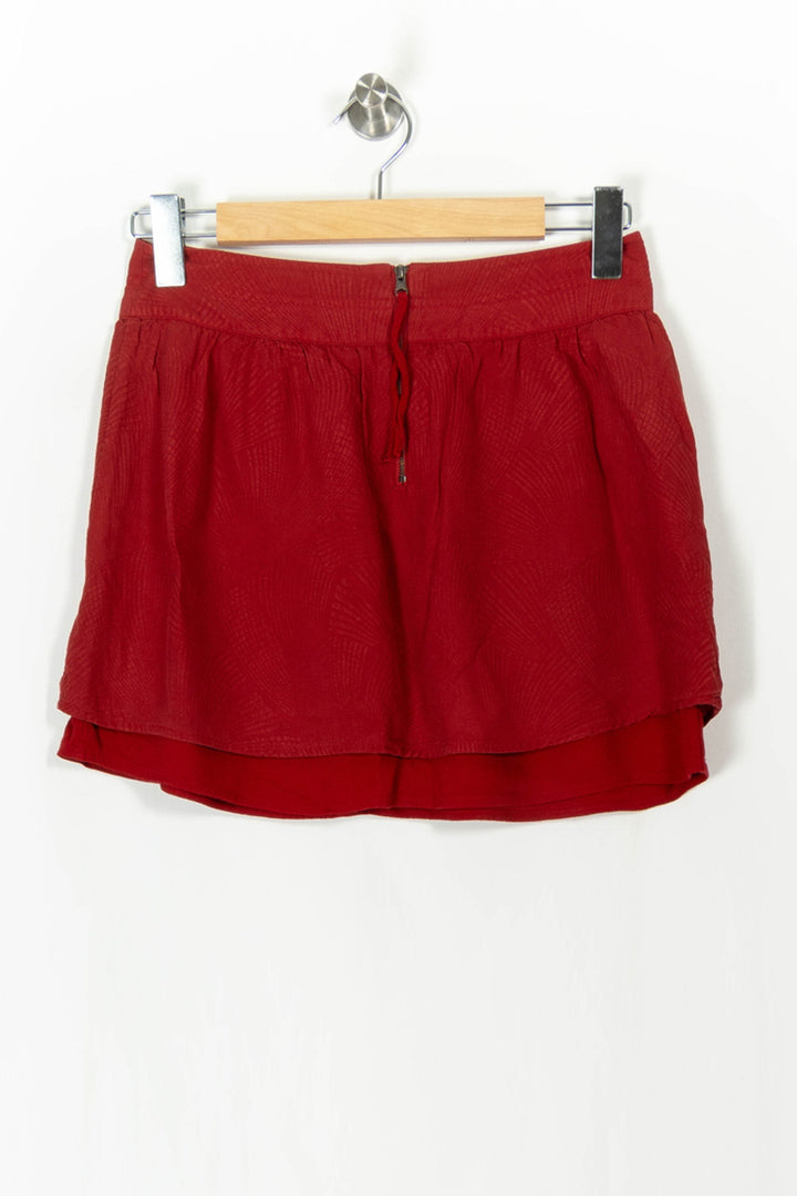 Jupe Courte Rouge - Taille M/38 de la marque Bérénice | PARAD107002 - Vendu par Paradigme - Image 4