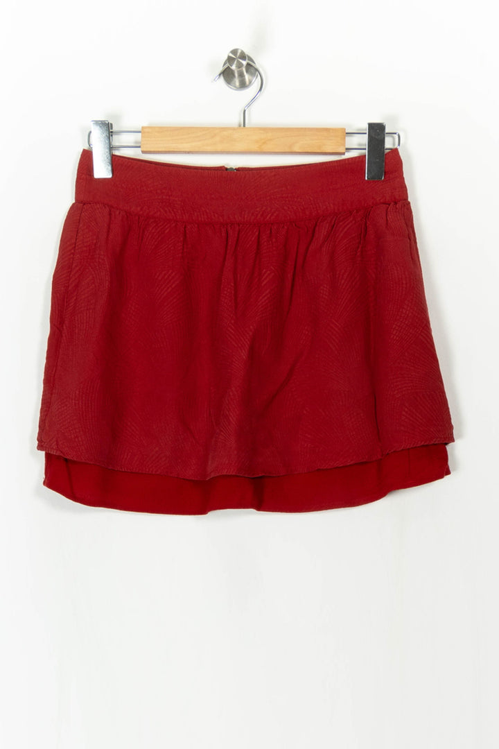 Jupe Courte Rouge - Taille M/38 de la marque Bérénice | PARAD107002 - Vendu par Paradigme - Image 2