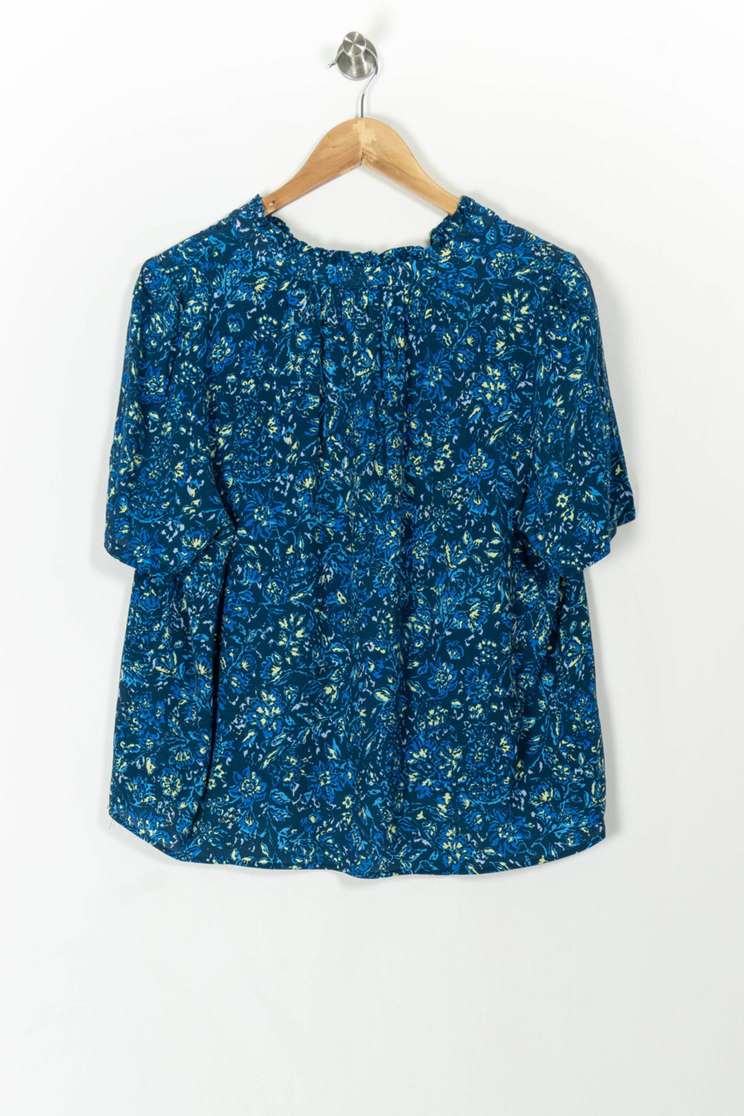 Blouse Bleue - Taille XL/42 de la marque Caroll | PARAD107003 - Vendu par Paradigme - Image 4