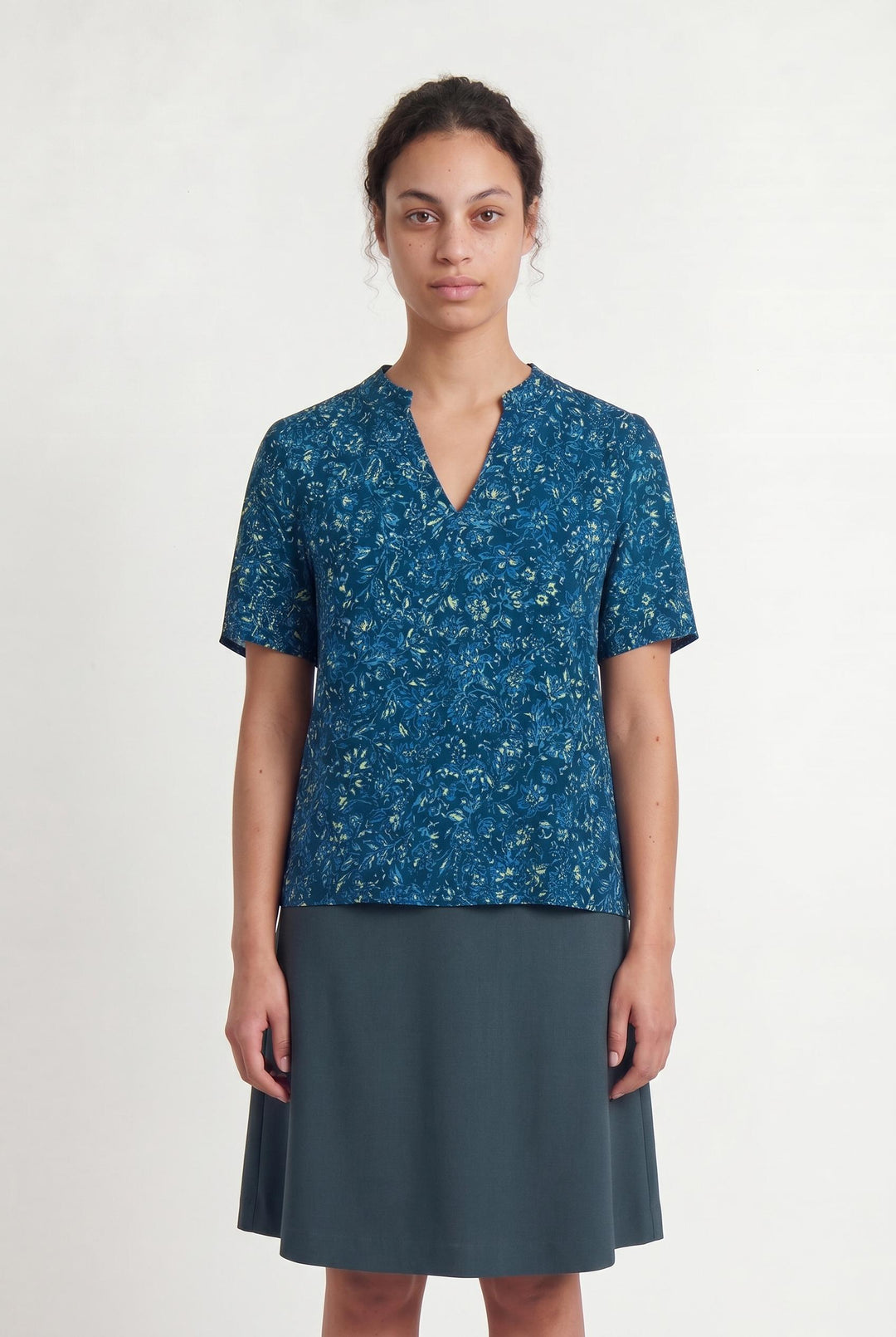 Blouse Bleue - Taille XL/42 de la marque Caroll | PARAD107003 - Vendu par Paradigme - Image 1