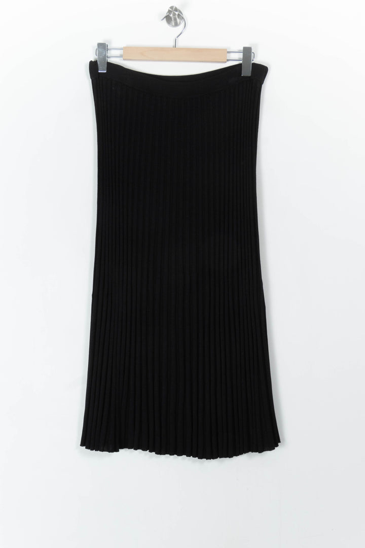 Jupe Plissée Noire - Taille L/40 de la marque Caroll | PARAD107005 - Vendu par Paradigme - Image 2