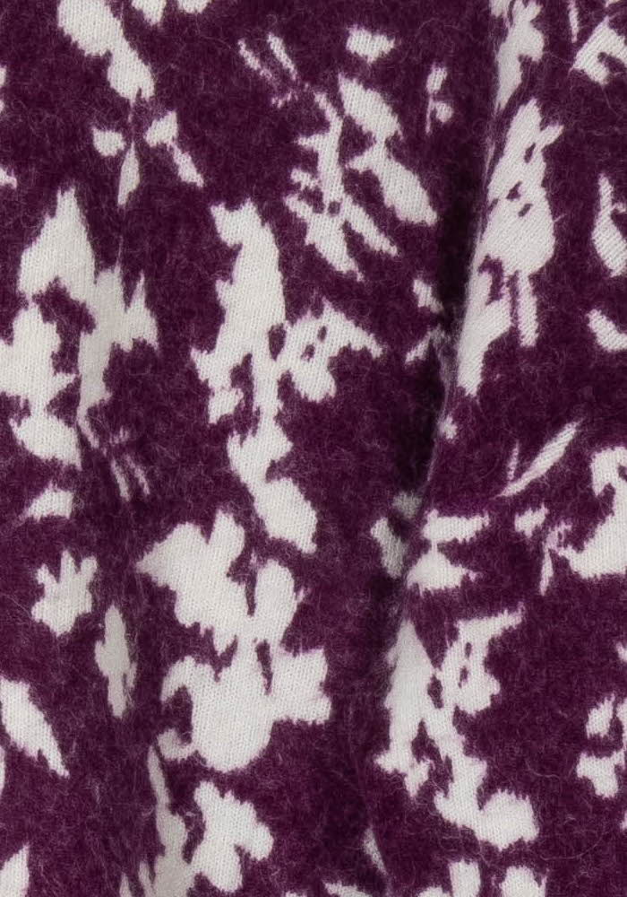 Pull Violet et Blanc - Taille S/36 de la marque Petite Mendigote | PARAD107008 - Vendu par Paradigme - Image 3
