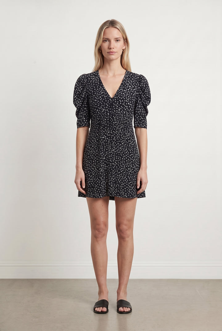 Robe Courte Bleue et Blanche - Taille S/36 de la marque The Kooples | PARAD107011 - Vendu par Paradigme - Image 1