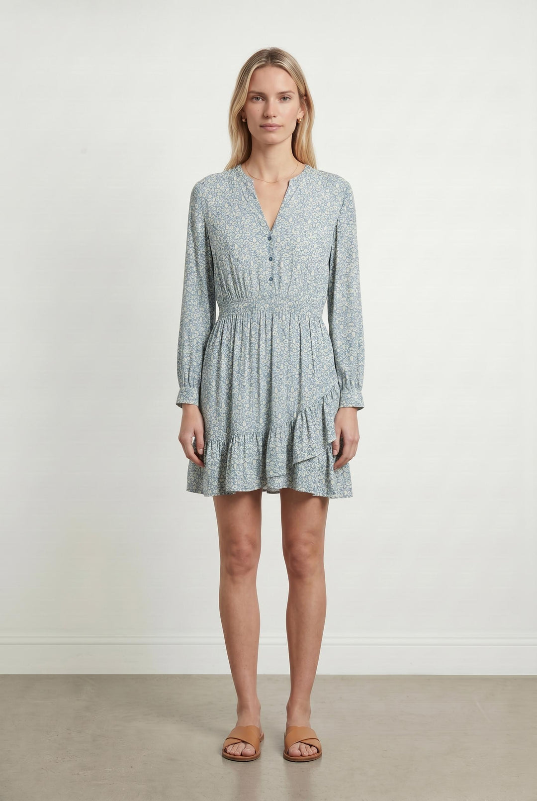 Robe Courte Bleue et Blanche - Taille S/36 de la marque Pablo | PARAD107012 - Vendu par Paradigme - Image 1