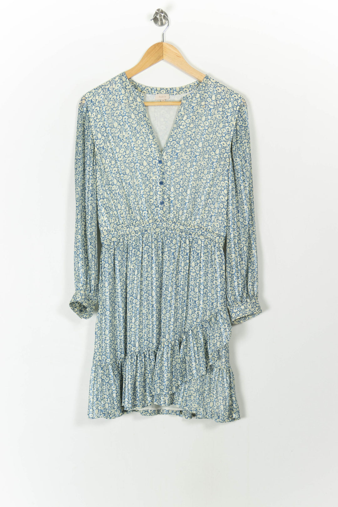 Robe Courte Bleue et Blanche - Taille S/36 de la marque Pablo | PARAD107012 - Vendu par Paradigme - Image 2