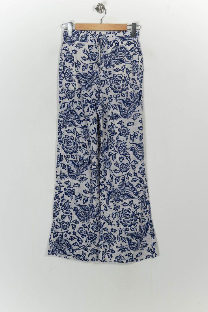 Pantalon Chino Blanc et Bleu - Taille XS/34 de la marque Maison 123 | PARAD107013 - Vendu par Paradigme - Image 2