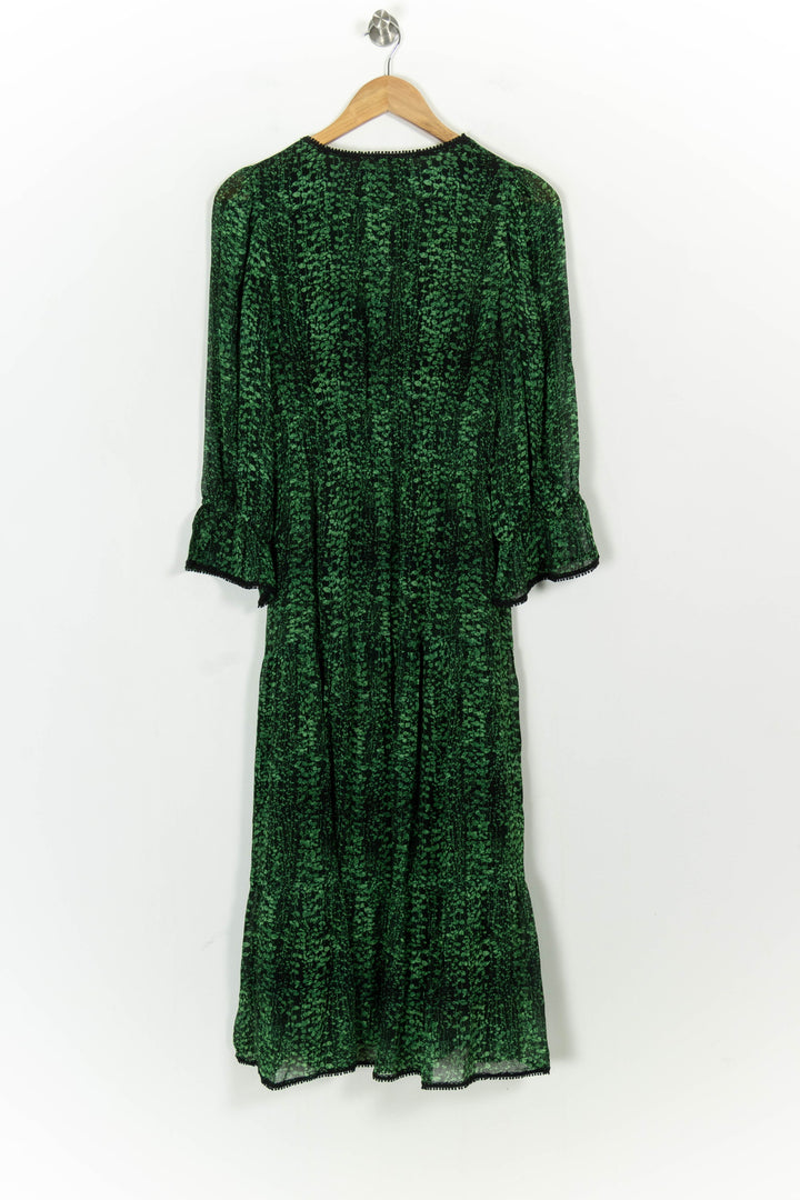 Robe Longue Verte - Taille M/38 de la marque ba&sh | PARAD107016 - Vendu par Paradigme - Image 4