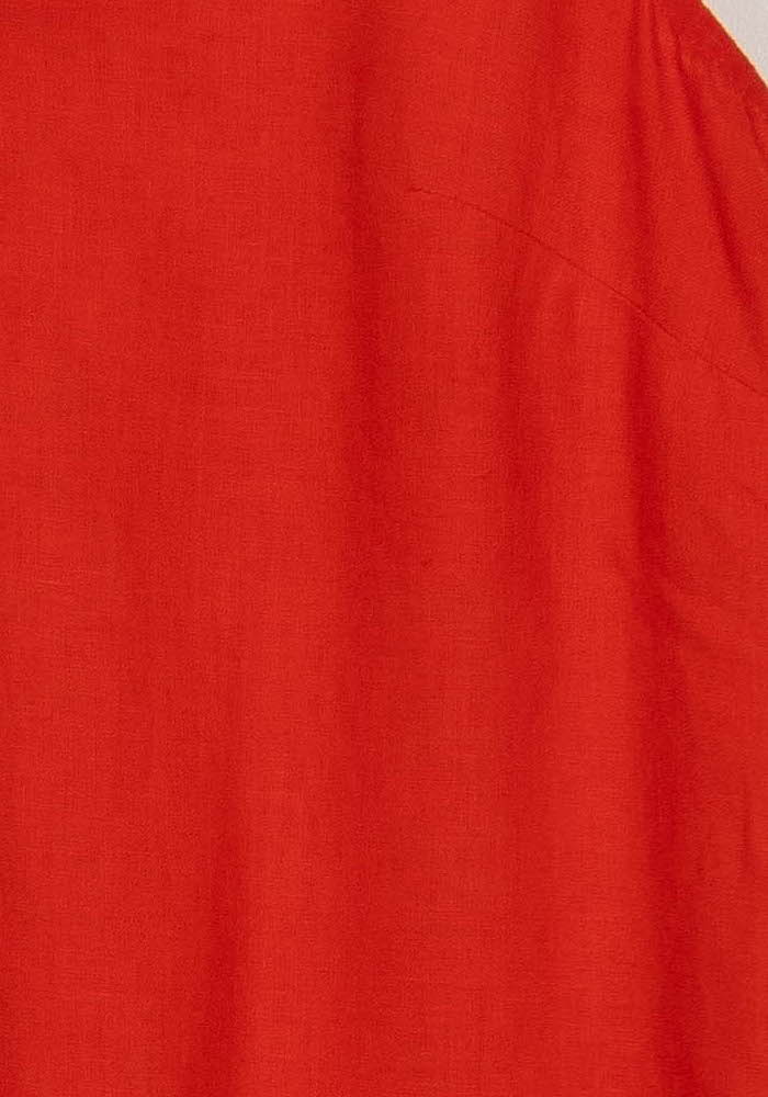 Robe Droite Rouge - Taille M/38 de la marque Caroll | PARAD107020 - Vendu par Paradigme - Image 3