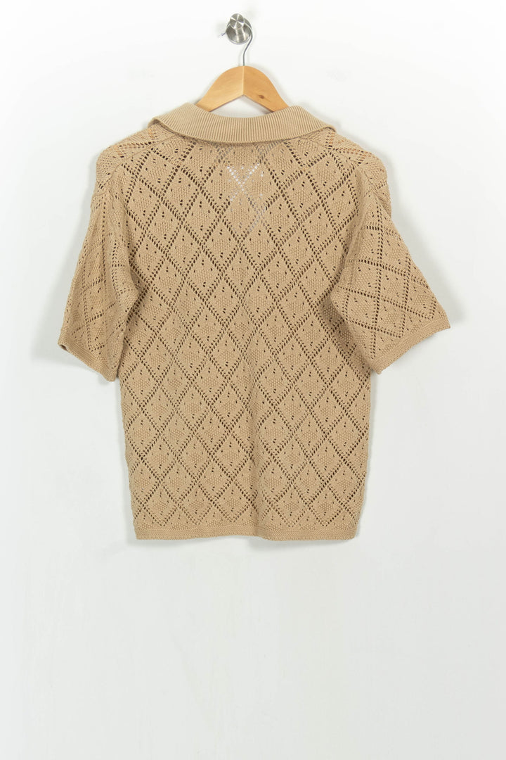 Polo Beige - Taille S/36 de la marque Maison 123 | PARAD107022 - Vendu par Paradigme - Image 4