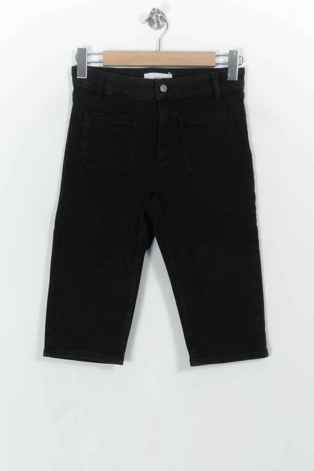 Bermuda Noir - Taille S/36 de la marque ba&sh | PARAD107023 - Vendu par Paradigme - Image 2