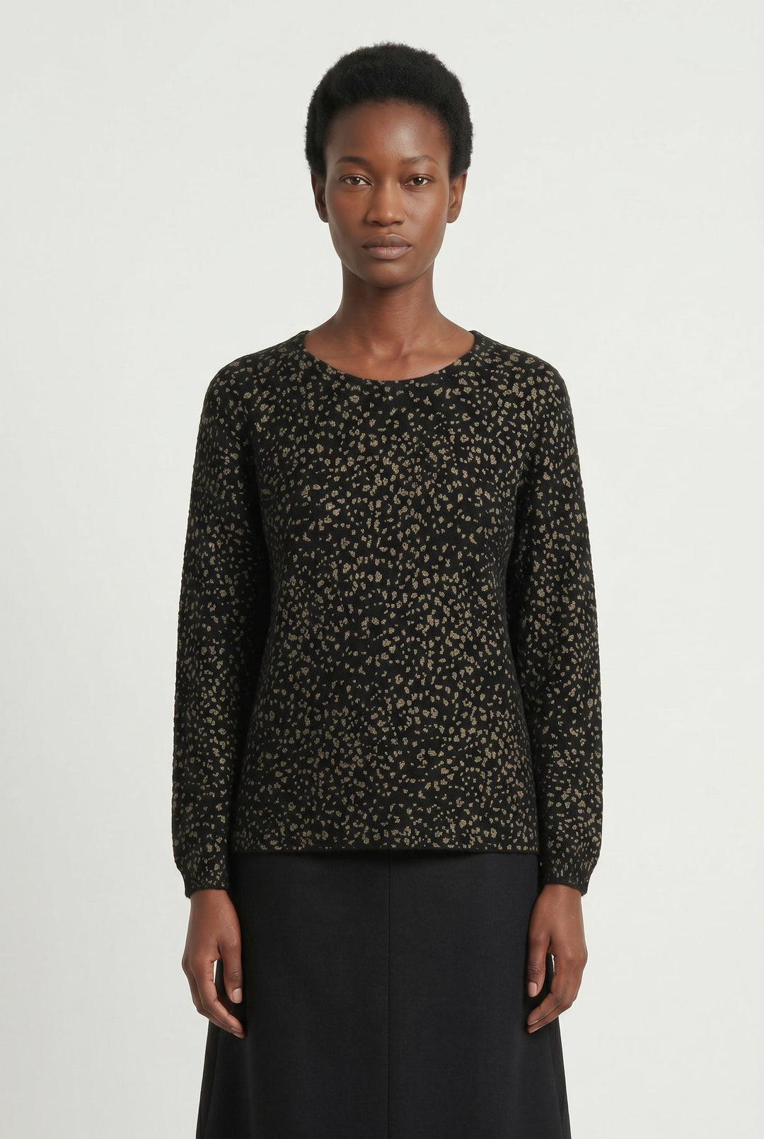 Pull Noir et Beige - Taille M/38 de la marque Kookai | PARAD107025 - Vendu par Paradigme - Image 1