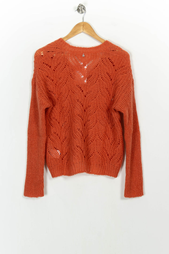 Pull Orange - Taille M/38 de la marque Sud express | PARAD107028 - Vendu par Paradigme - Image 4