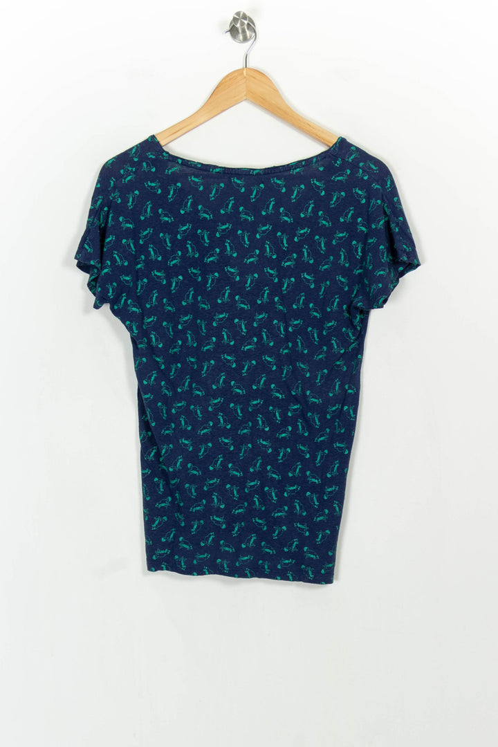 Tee-shirt Bleu et Vert - Taille M/38 de la marque Kookai | PARAD107033 - Vendu par Paradigme - Image 4