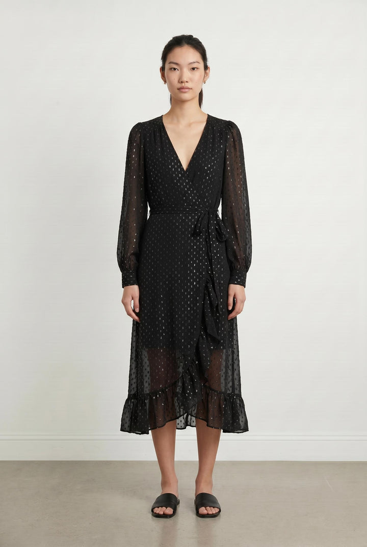 Robe Longue Noire - Taille M/38 de la marque Petite Mendigote | PARAD107035 - Vendu par Paradigme - Image 1