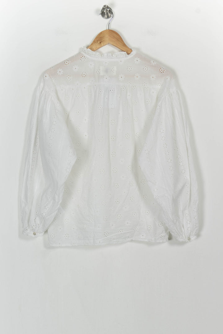 Blouse Blanche - Taille L/40 de la marque Des petits hauts | PARAD107039 - Vendu par Paradigme - Image 4