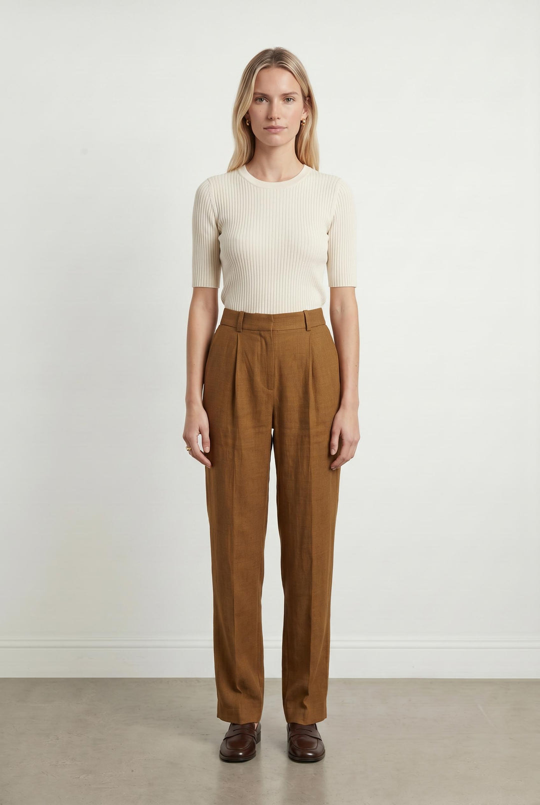 Pantalon Marron - Taille S/36 de la marque Claudie Pierlot | PARAD107044 - Vendu par Paradigme - Image 1