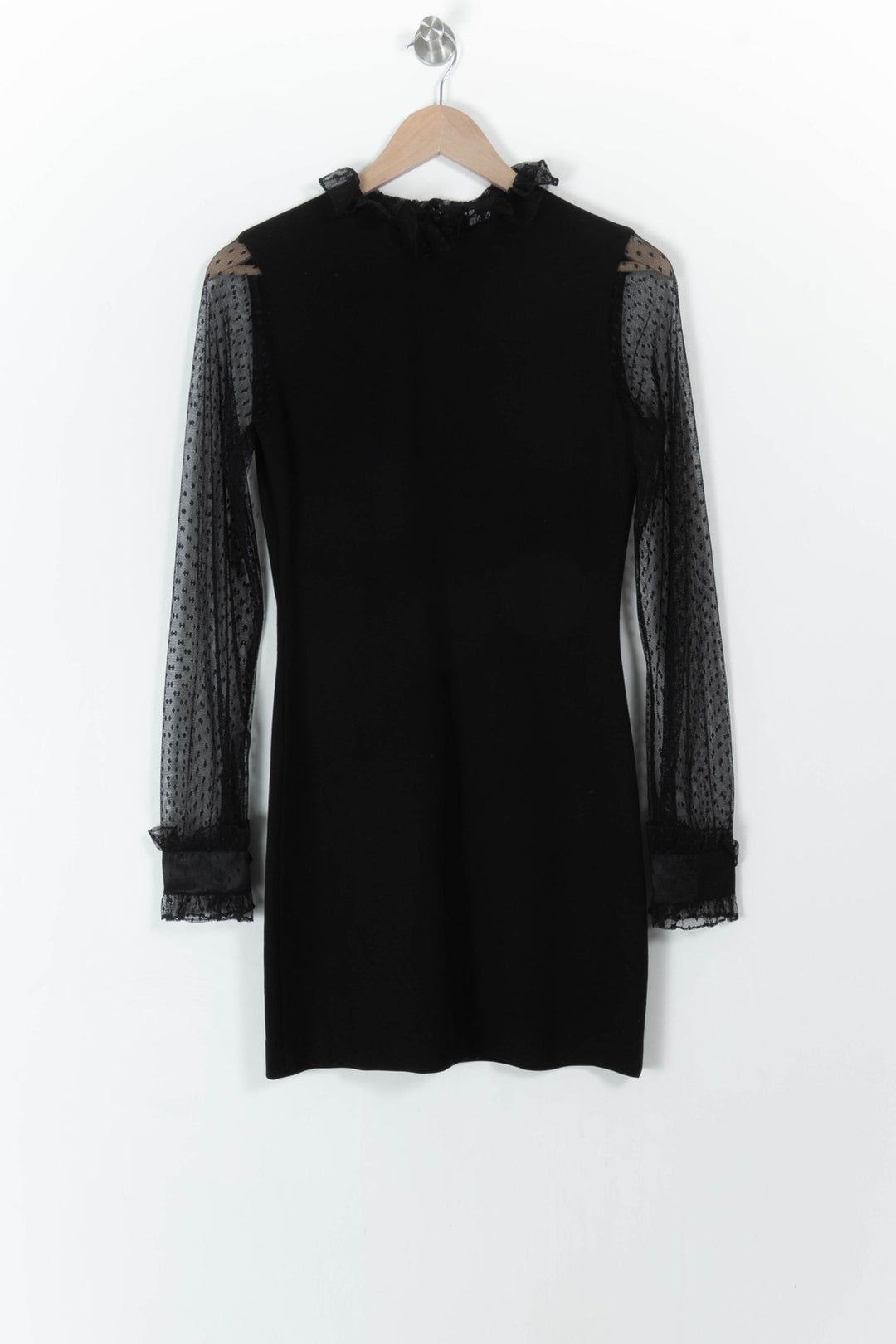 Robe Manche Longue Noire - Taille S/36 de la marque The Kooples | PARAD107046 - Vendu par Paradigme - Image 2