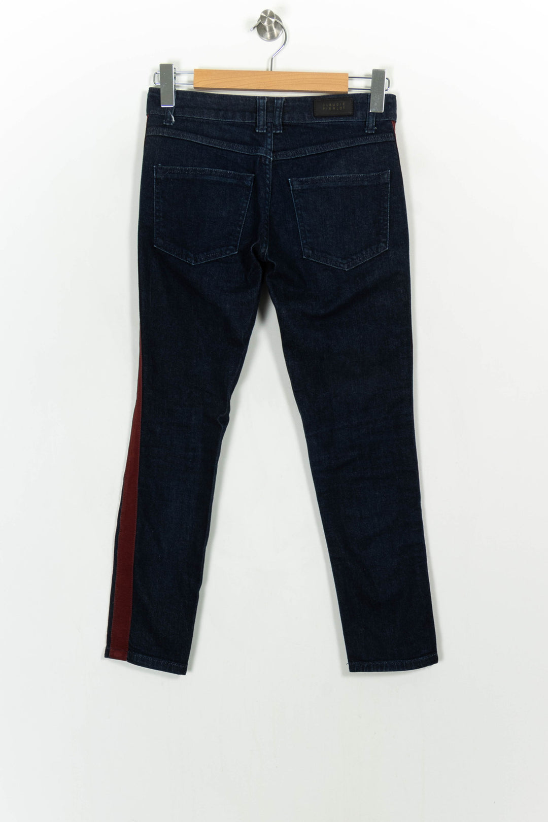 Jean Bleu et Bordeaux - Taille S/36 de la marque Claudie Pierlot | PARAD107050 - Vendu par Paradigme - Image 4