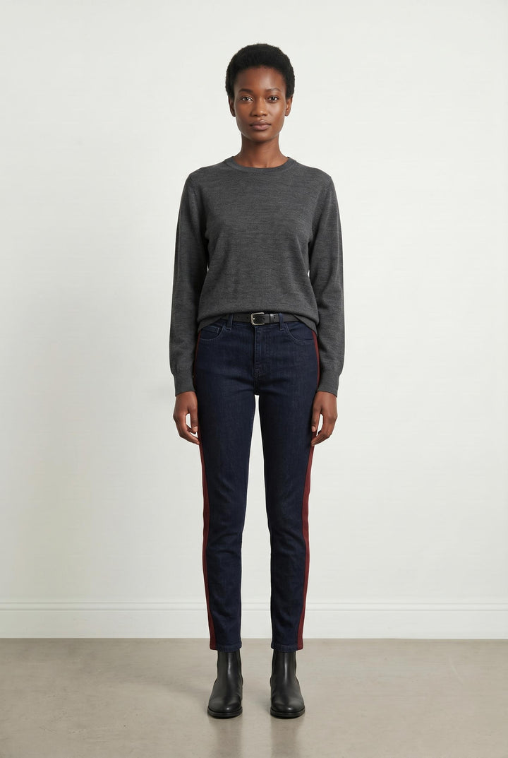 Jean Bleu et Bordeaux - Taille S/36 de la marque Claudie Pierlot | PARAD107050 - Vendu par Paradigme - Image 1